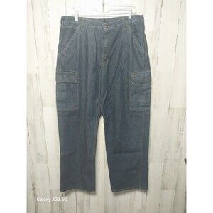 Tough Duck Men's 37x31 Fire Resistant Dark Wash Jeans